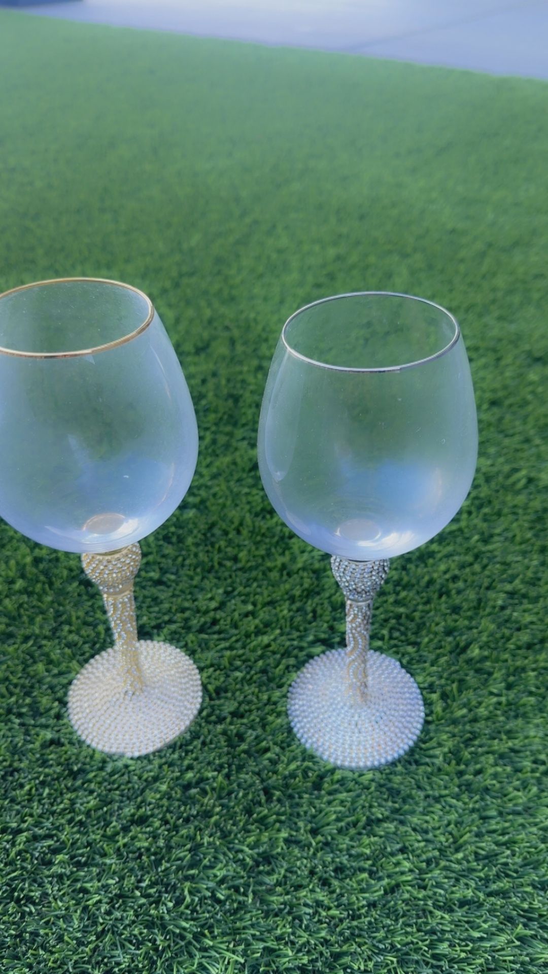 Beautiful Wedding Or Wine Cups Or Drink Cups For Home
