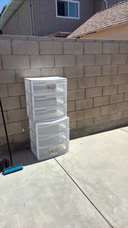 Plastic drawers