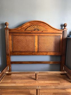 Cherry Wood Bed Frame