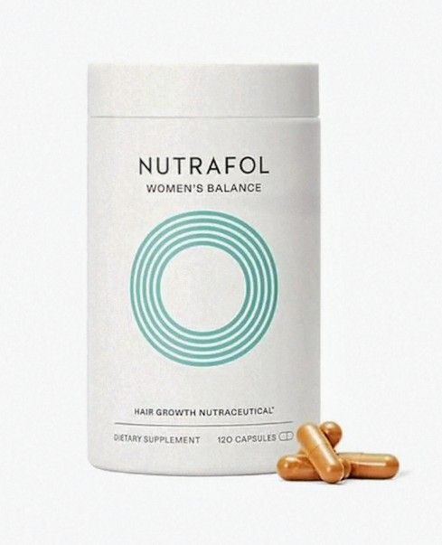 Nutrafol Women's Balance Hair Growth Supplements 45 + Up Thicker Hair Scalp Coverage Dairy-Free