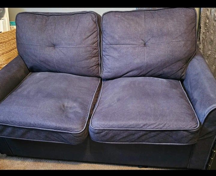 Sleeper Sofa Loveseat Twin Size Grey