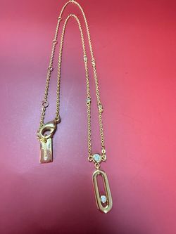 Messika Move Uno Pendant Gold Necklace