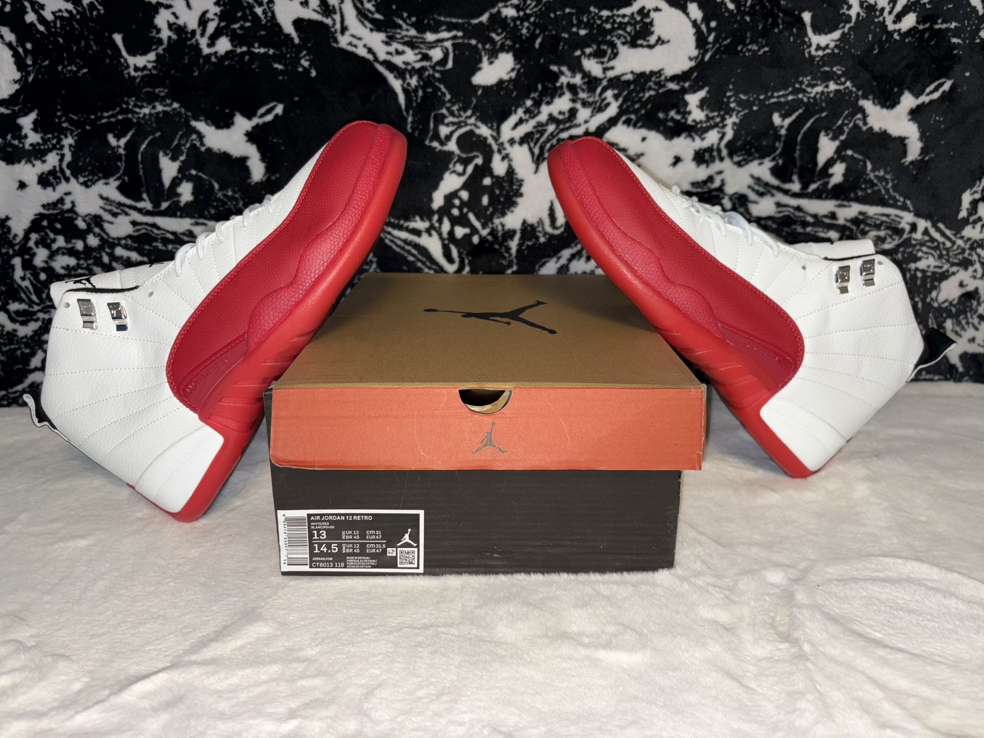NEW Size 13 Jordan 12 Retro Cherry CT8013-116