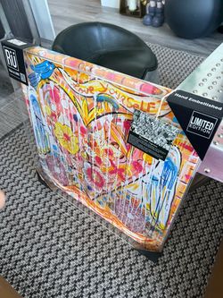 Pop art canvas painting