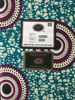 African Ankara Fabric 6 yards $30 each