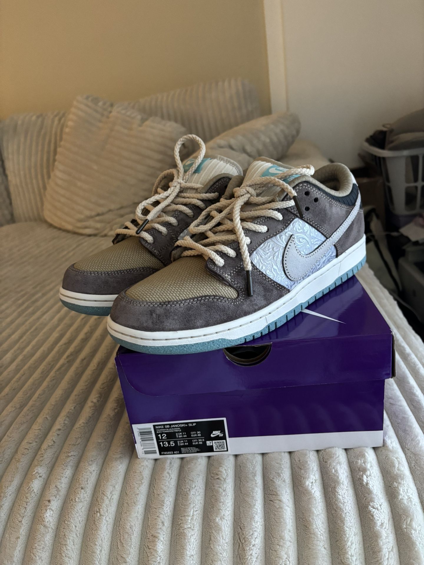 Nike Sb Dunk Low Big Money Savings - Size 12 (replacement Box)