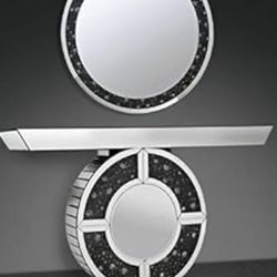 Original entrance table with its mirror for sale