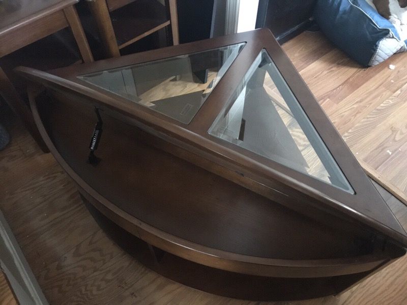 Wood coffee table brand new
