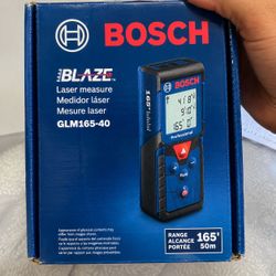 BRAND NEW Bosch GLM165-40 BLAZE 165FT Laser Distance Measure

PRICE:
$85

DESCRIPTION: