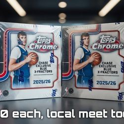 25-26 Topps Chrome Basketball Mega Box! In Hand