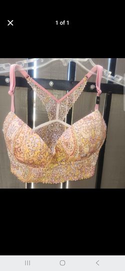 Floral Lace Underwire Bra Size 32C Victoria Secret
