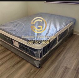 12” Queen Mattress Set Plush PillowTop – Brand New –  Same Day Delivery Available 🚚