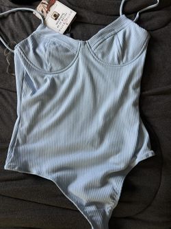 Baby Blue Body Suit