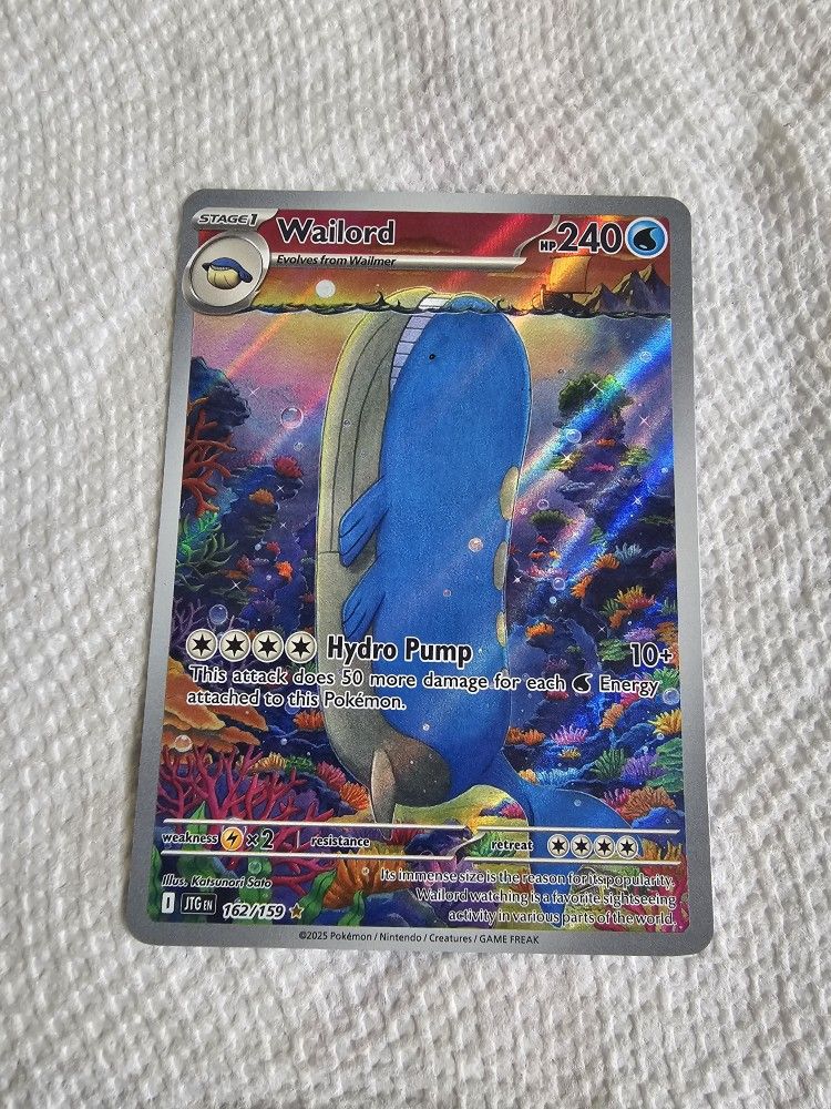 Wailord - 162/159 - Journey Together Mint
