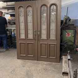 Wood Double Doors