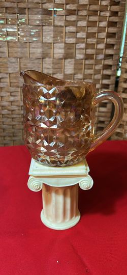 Carnival Glass Buttons and Bows (Iridescent) by Jeannette - 16 oz, $24 CASH