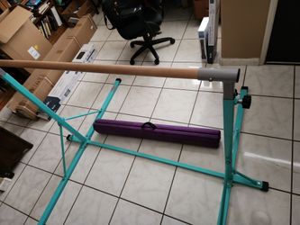 Gymnastics bar and floor beam