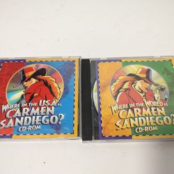 Where In The USA And Where In The World Is Carmen Sandiego? PC Game 1996