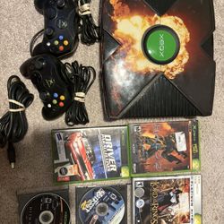 Original Xbox + 5 Games (hablo Espanol)