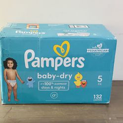 NEW PAMPER BABY DRY SIZE 5!!
