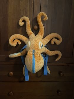 🐙 RARE! Sea World Giant Pacific Octopus Backpack NWOT