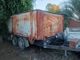 Two Containers Dumping Trailer 