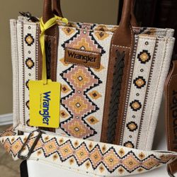 Wrangler Aztec Southwest Tapestry Tote Bag WG2(contact info removed)S Women Purse with crossbody strap 