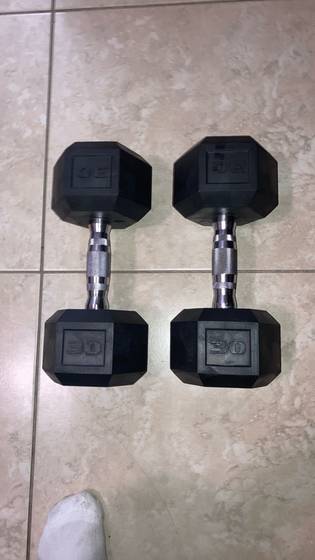 Set of 30lb Dumbells