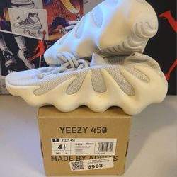 Adidas Yeezy 450 Cloud White Women's Size 4.5 