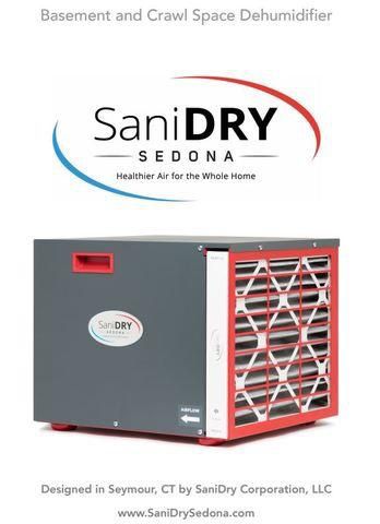 Sanidry Sedona House And Basement Dehumidifier New