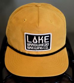 LAKE ARROWHEAD SNAP BACK HAT - MUSTARD YELLOW