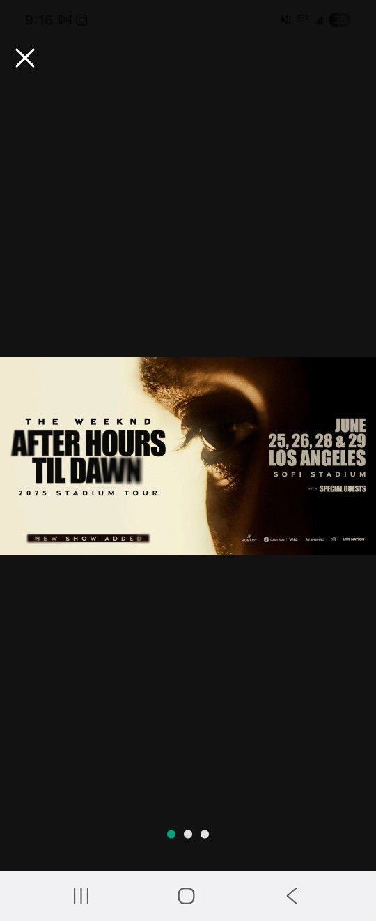 Weeknd Concert 