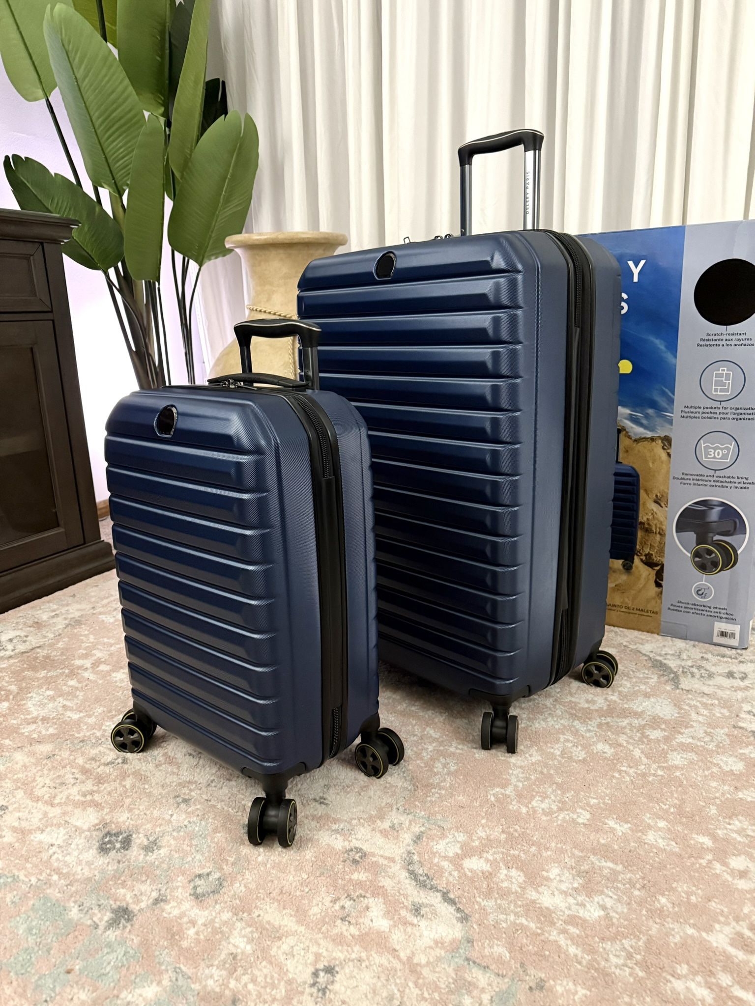 Delsey Hardside Luggage Set