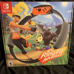 Ring Fit Adventure - Nintendo Switch Bundle Complete w/ Ring Brand New Sealed