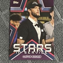 Los Angeles Dodgers Clayton Kershaw Card