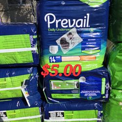 XL prevail Disposable Underwear
