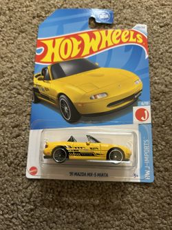 💥Hot Wheels ‘91 Mazda MX-5 Miata Diecast-👀LQQK!💥