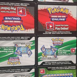 1000+ Pokemon Online Code Card Lot.