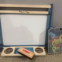 Melissa and Doug Double-Sided Magnetic Tabletop Easel