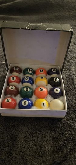 Mini Pool Balls