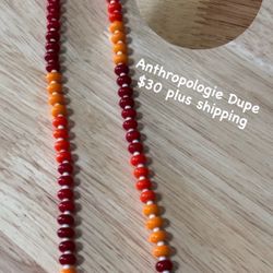 Handmade Candy Gemstone Beaded Necklace - Anthropologie Dupe