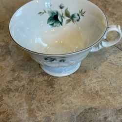 WALBRZYCH MADE IN POLAND Morning Pattern #87 Footed Teacup 