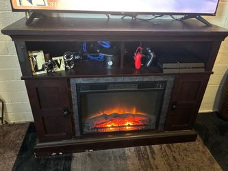 Electric Fireplace TV Stand Console
