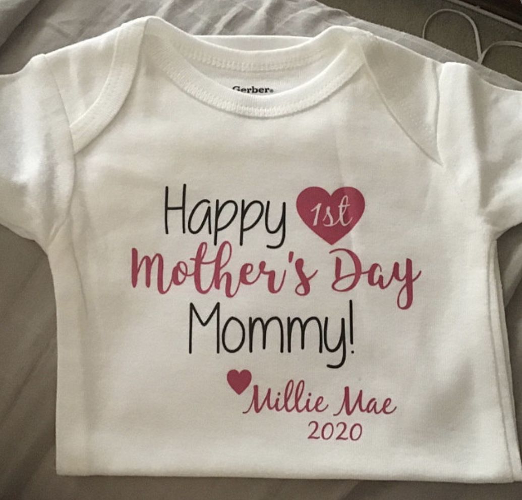 First Mother’s Day Onesies For Baby