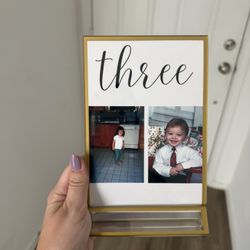 12 Photo frames/table Centers