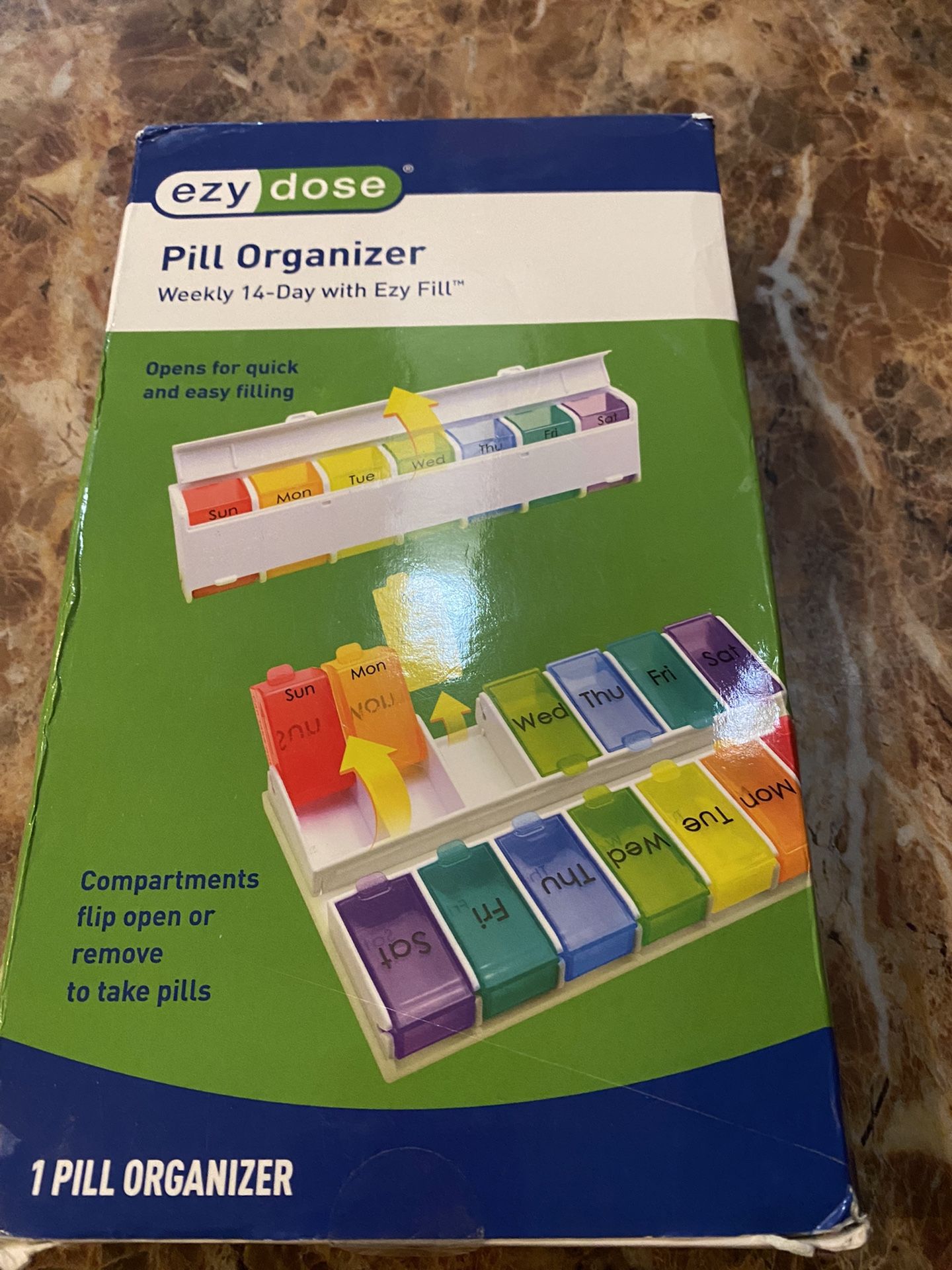 New 12 - Day Pill Organizer