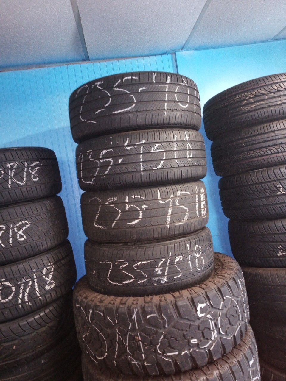Used tires and rims