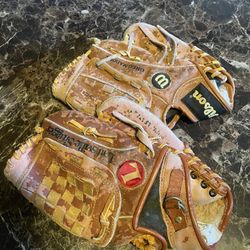 Baseball Gloves Used Wilson Louisville Slugger