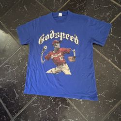 Blue Grim Reaper GodSpeed Graphic T-Shirt – Streetwear Style
