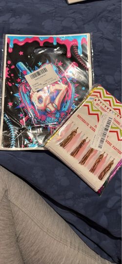 Baseball Party Favor Bags and Tassel Garland Set